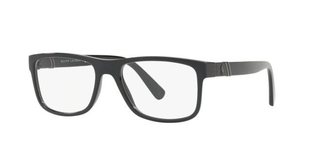 Eyeglasses Polo PH 2184 (5001) color shiny black shape rectangle lenses demo lens