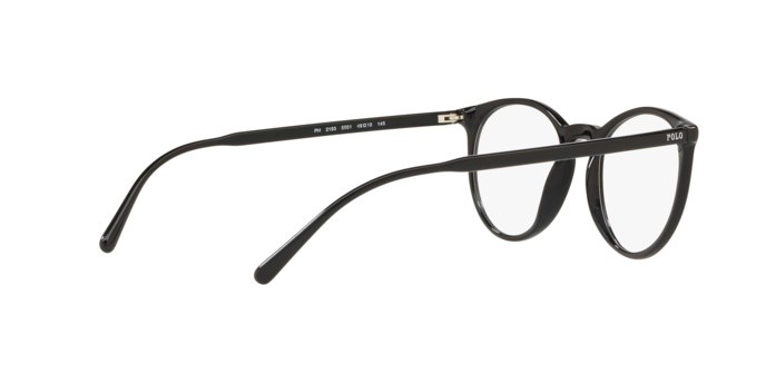 Eyeglasses Polo PH 2193 (5001) color black shape pantos lenses demo lens