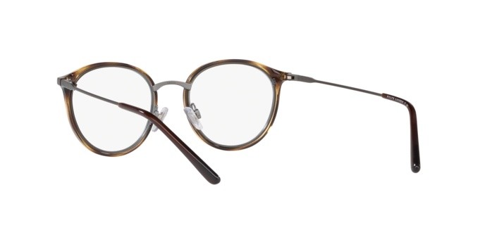 Eyeglasses Polo PH 2201 (5003) color dk havana/dk gunmet demishiny shape pantos lenses demo lens