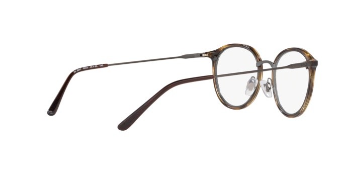 Eyeglasses Polo PH 2201 (5003) color dk havana/dk gunmet demishiny shape pantos lenses demo lens