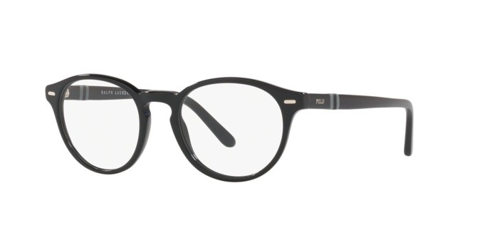 Brillen Polo PH 2208 (5001) farbe black form pantos gläser demo lens
