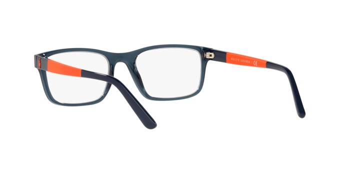 Brillen Polo PH 2212 (5033) farbe shiny transparent navy blue form rechteckig gläser demo lens
