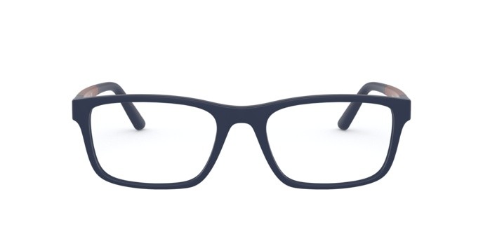 Eyeglasses Polo PH 2212 (5303) color matte navy blue shape rectangle lenses demo lens