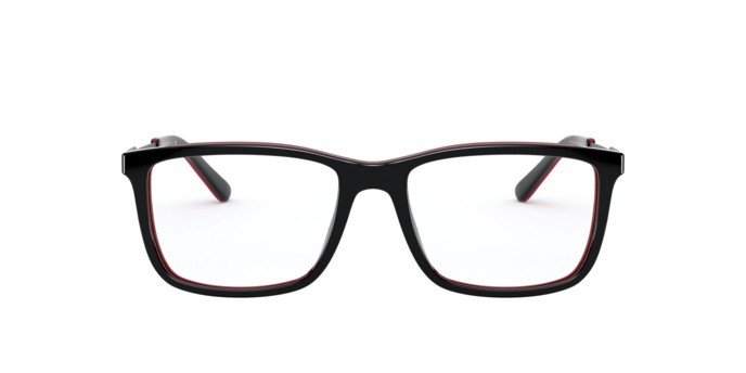 Eyeglasses Polo PH 2216 (5668) color black/red/black shape rectangle lenses demo lens