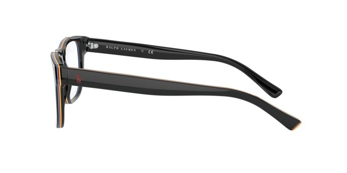 Brillen Polo PH 2217 (5828) farbe top black/red/yellow/black form quadratisch gläser demo lens