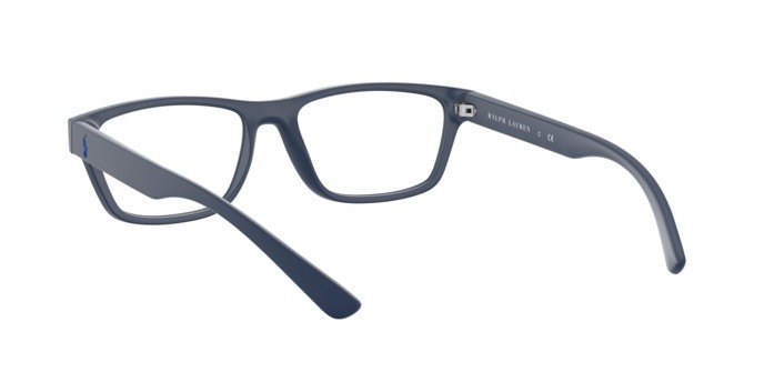 Brillen Polo PH 2222 (5618) farbe matte navy blue form quadratisch gläser demo lens