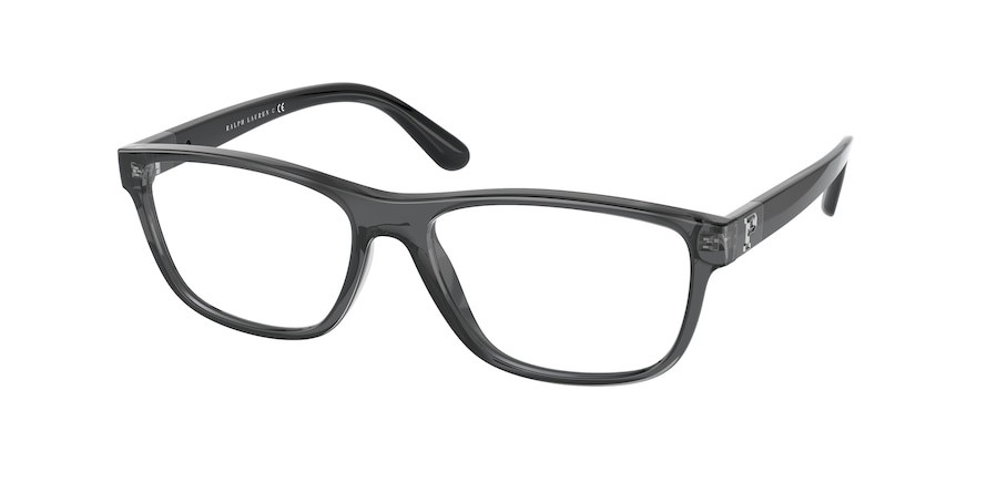 Eyeglasses Polo PH 2235 (5122) color shiny transparent grey shape square lenses demo lens