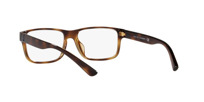 Eyeglasses Polo PH 2237U (5003) color shiny havana shape square lenses demo lens