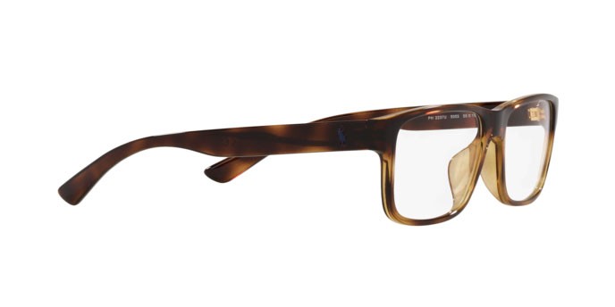 Eyeglasses Polo PH 2237U (5003) color shiny havana shape square lenses demo lens