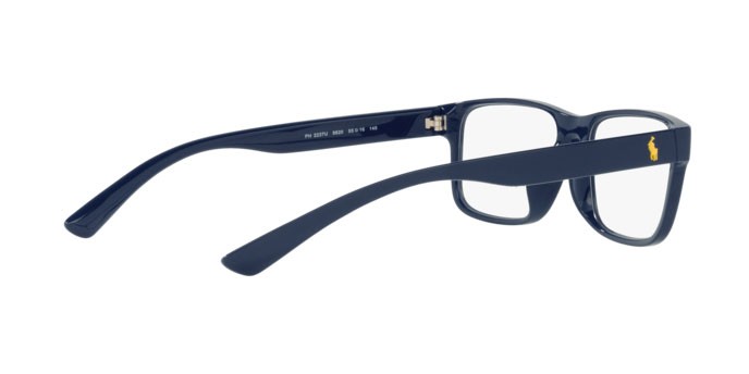 Eyeglasses Polo PH 2237U (5620) color shiny navy blue shape square lenses demo lens