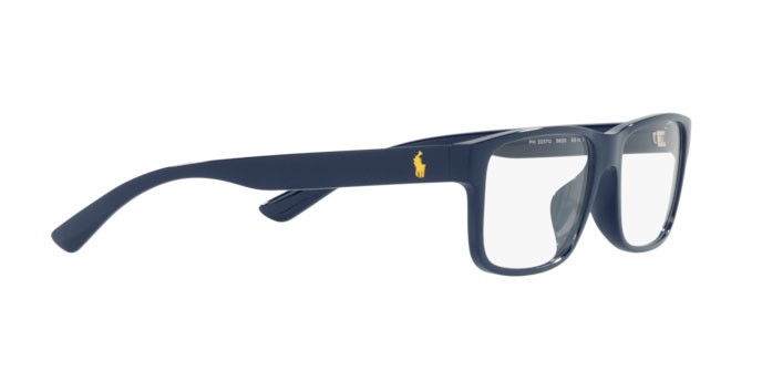 Eyeglasses Polo PH 2237U (5620) color shiny navy blue shape square lenses demo lens