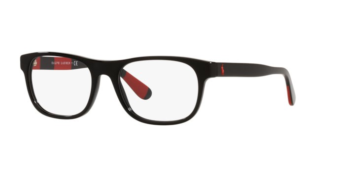 Brillen Polo PH 2240 (5001) farbe shiny black form quadratisch gläser demo lens