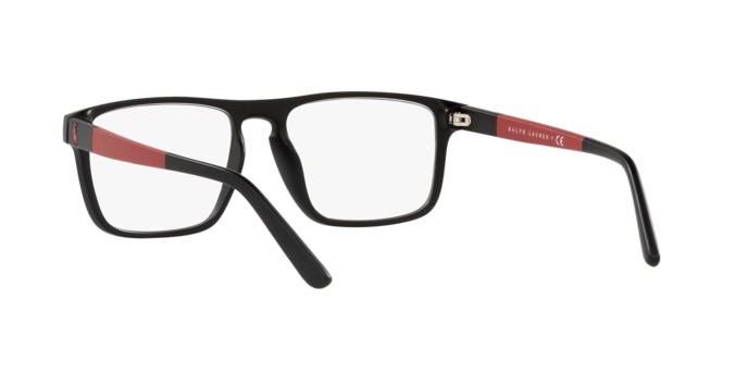 Brillen Polo PH 2242U (5284) farbe matte black form rechteckig gläser demo lens