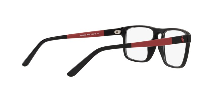 Brillen Polo PH 2242U (5284) farbe matte black form rechteckig gläser demo lens