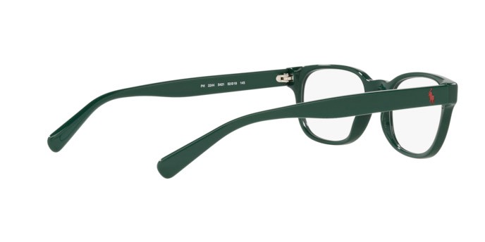 Brillen Polo PH 2244 (5421) farbe shiny forest green form pantos gläser demo lens
