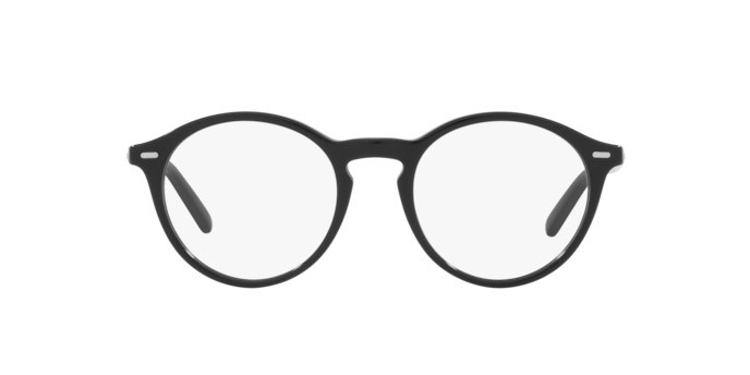 Eyeglasses Polo PH 2246 (5001) color shiny black shape pantos lenses demo lens