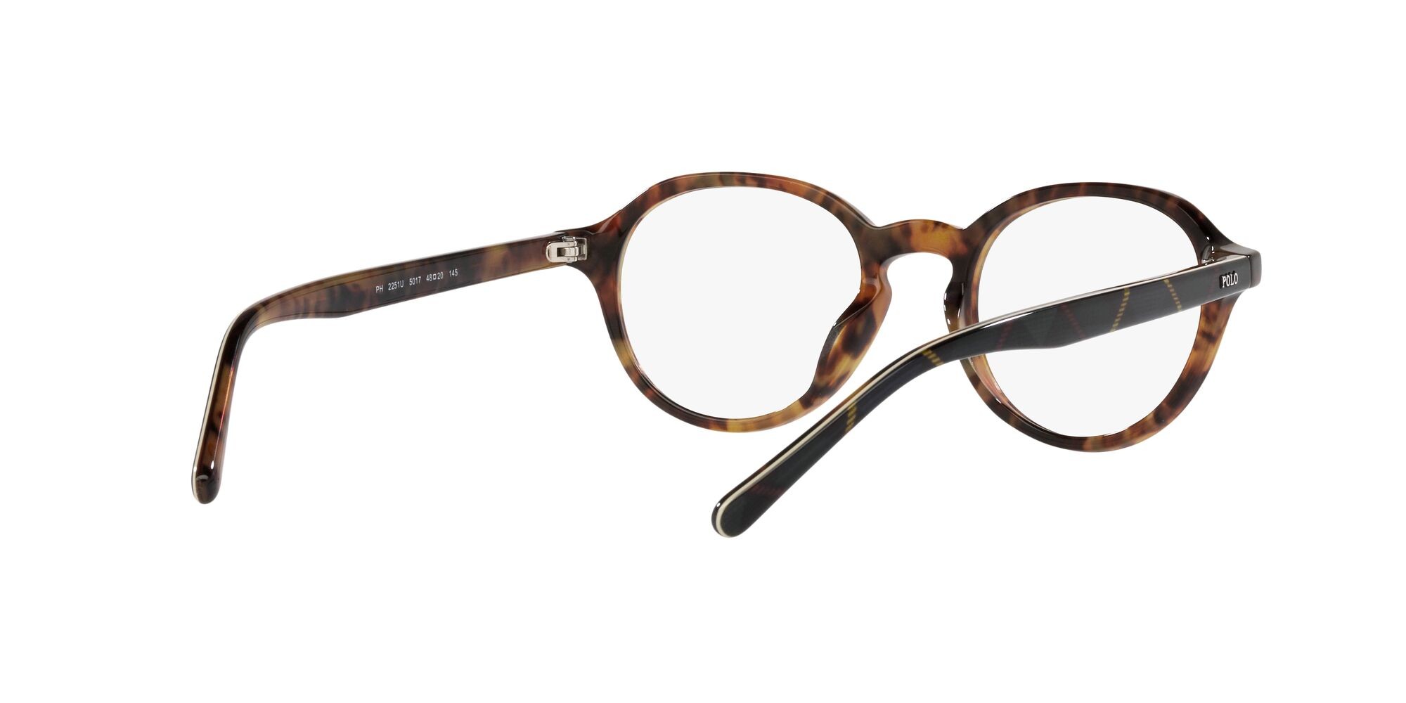 Eyeglasses Polo PH 2251U (5017) color havana jerry brillante shape oval lenses lente demo