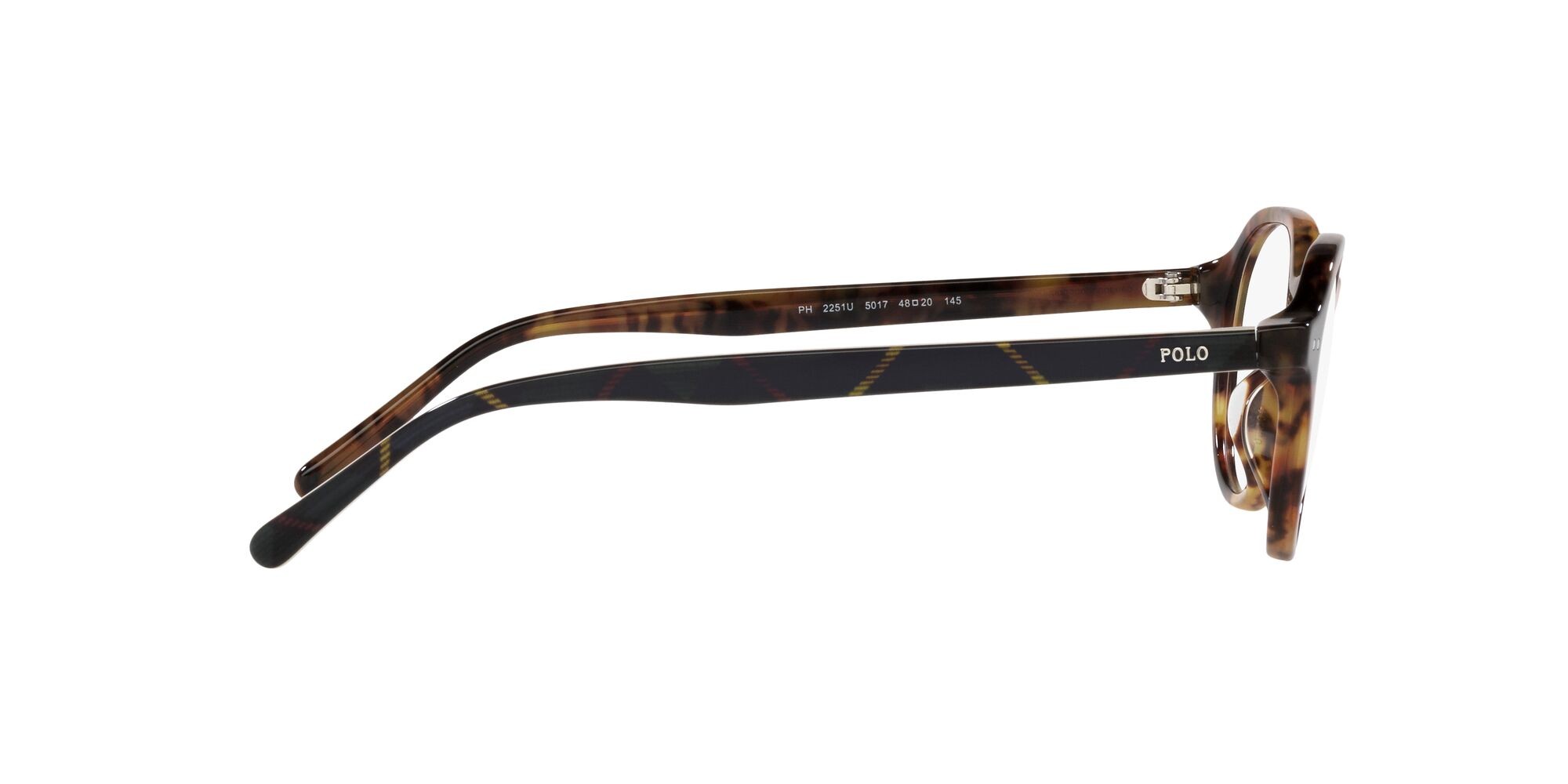 Eyeglasses Polo PH 2251U (5017) color havana jerry brillante shape oval lenses lente demo