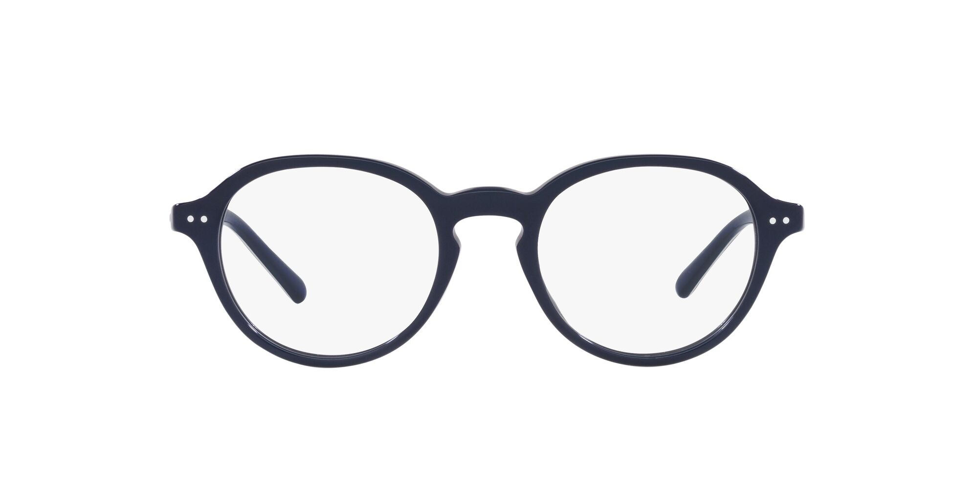 Eyeglasses Polo PH 2251U (5569) color blu navy brillante shape oval lenses lente demo