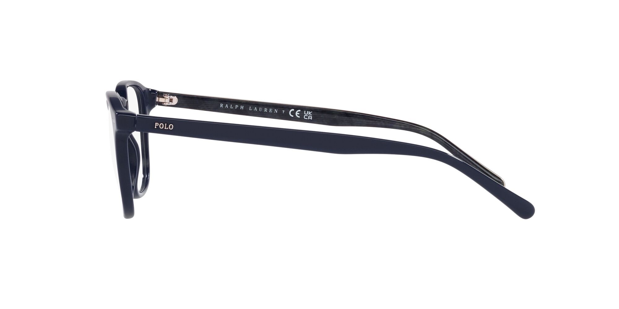 Brillen Polo PH 2254 (5569) farbe blu navy brillante form quadratisch gläser lente demo