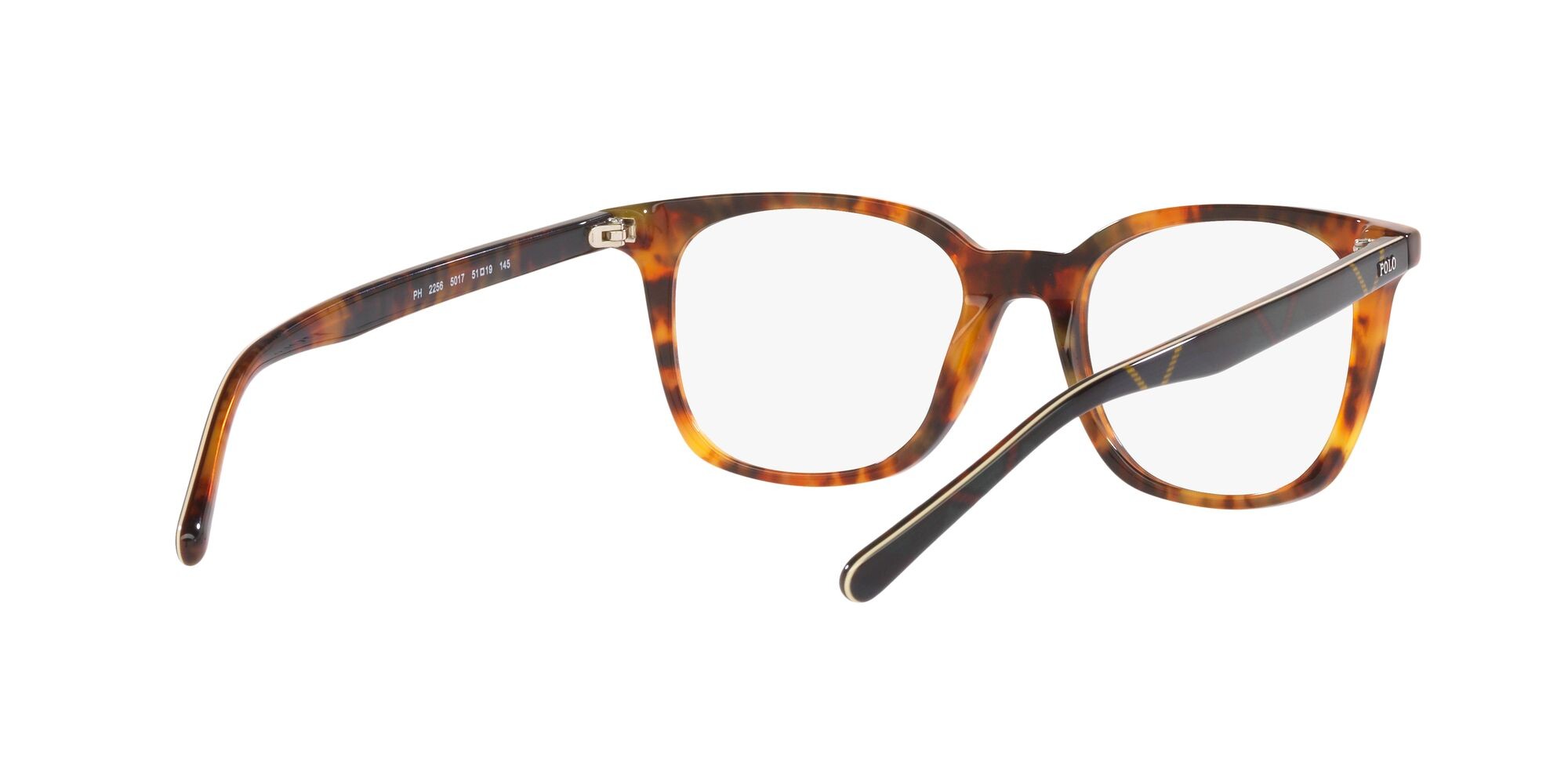 Eyeglasses Polo PH 2256 (5017) color havana jerry brillante shape square lenses lente demo