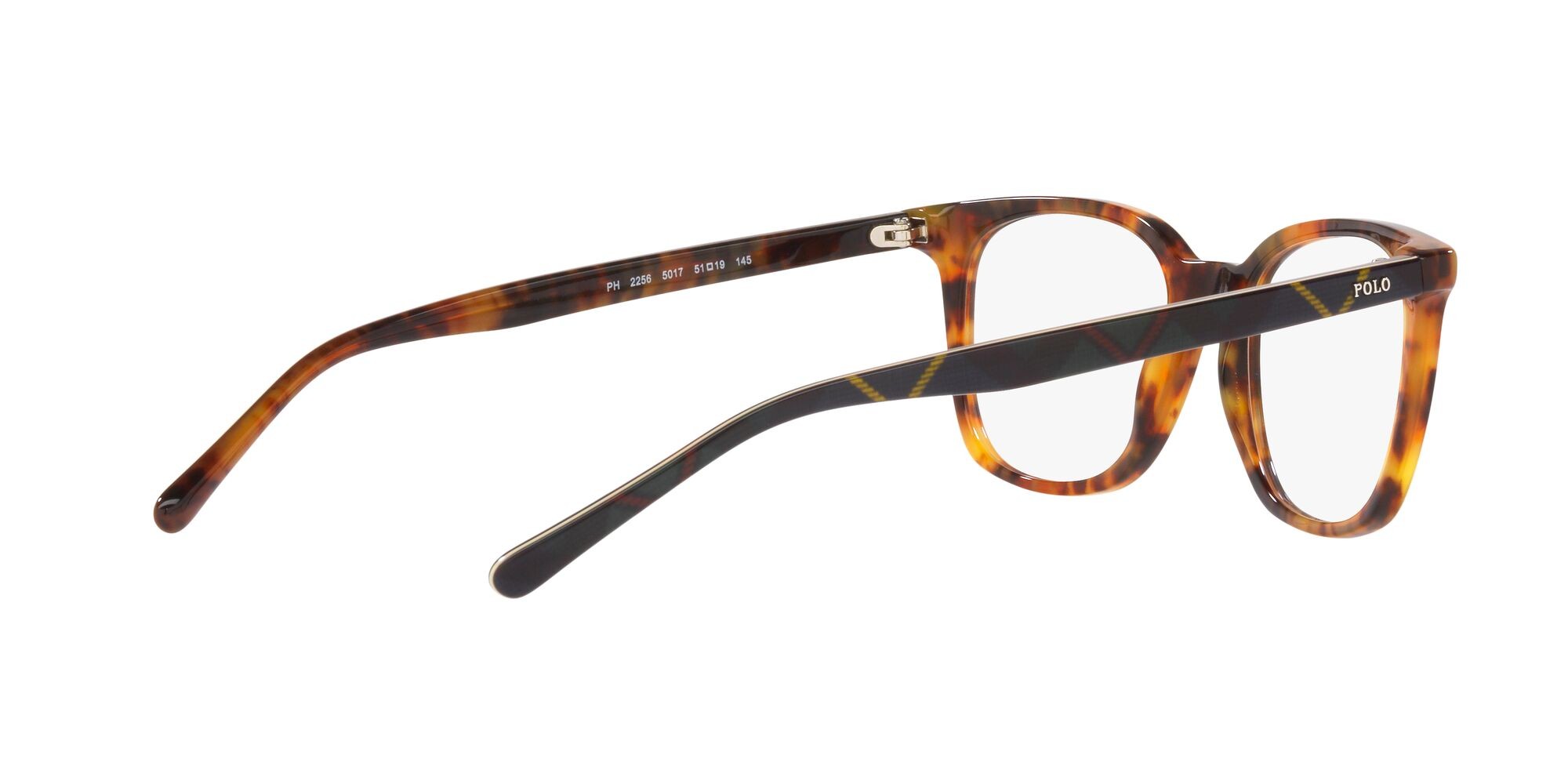 Eyeglasses Polo PH 2256 (5017) color havana jerry brillante shape square lenses lente demo