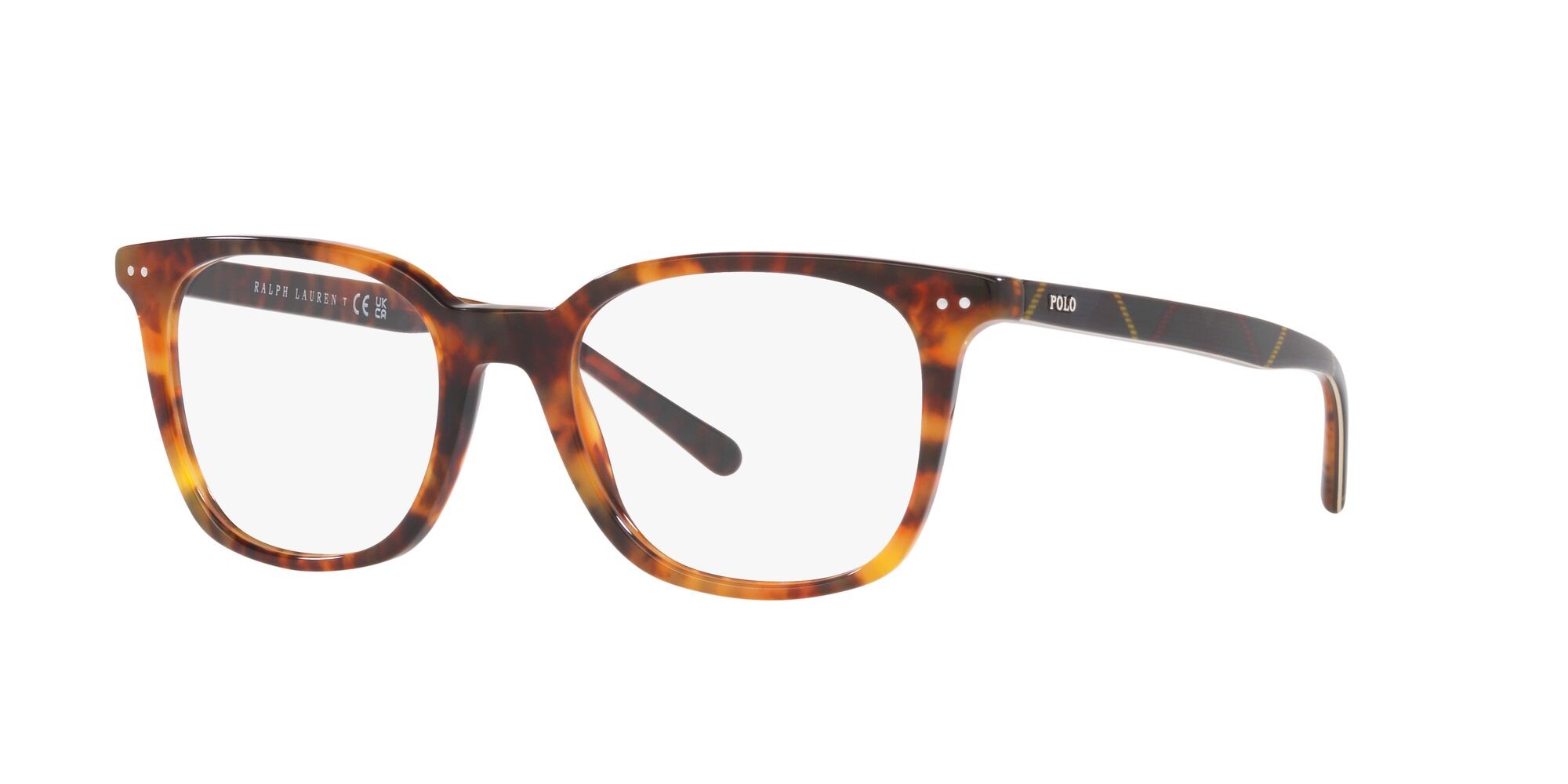 Eyeglasses Polo PH 2256 (5017) color havana jerry brillante shape square lenses lente demo