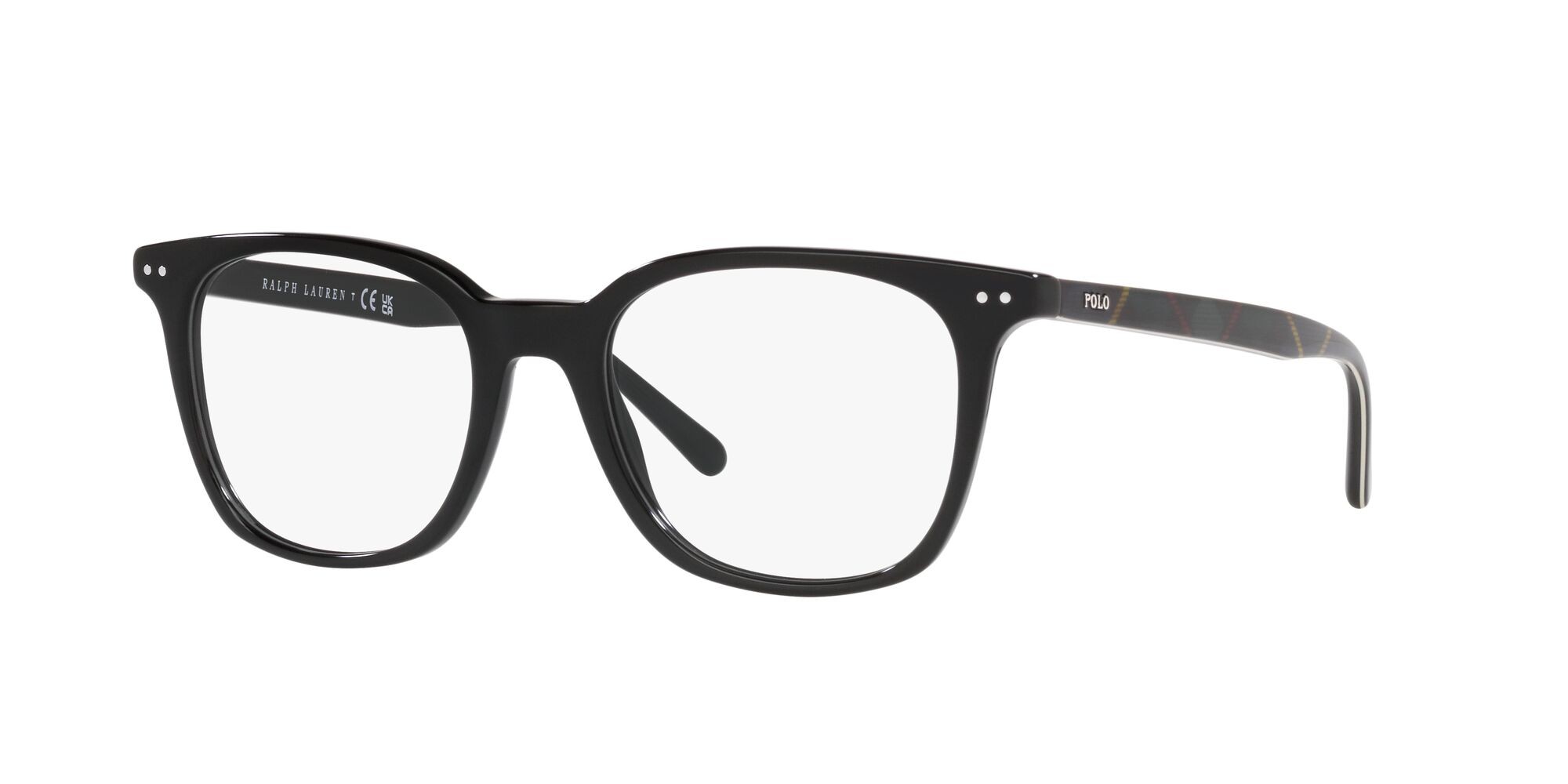 Eyeglasses Polo PH 2256 (5518) color nero lucido shape square lenses lente demo