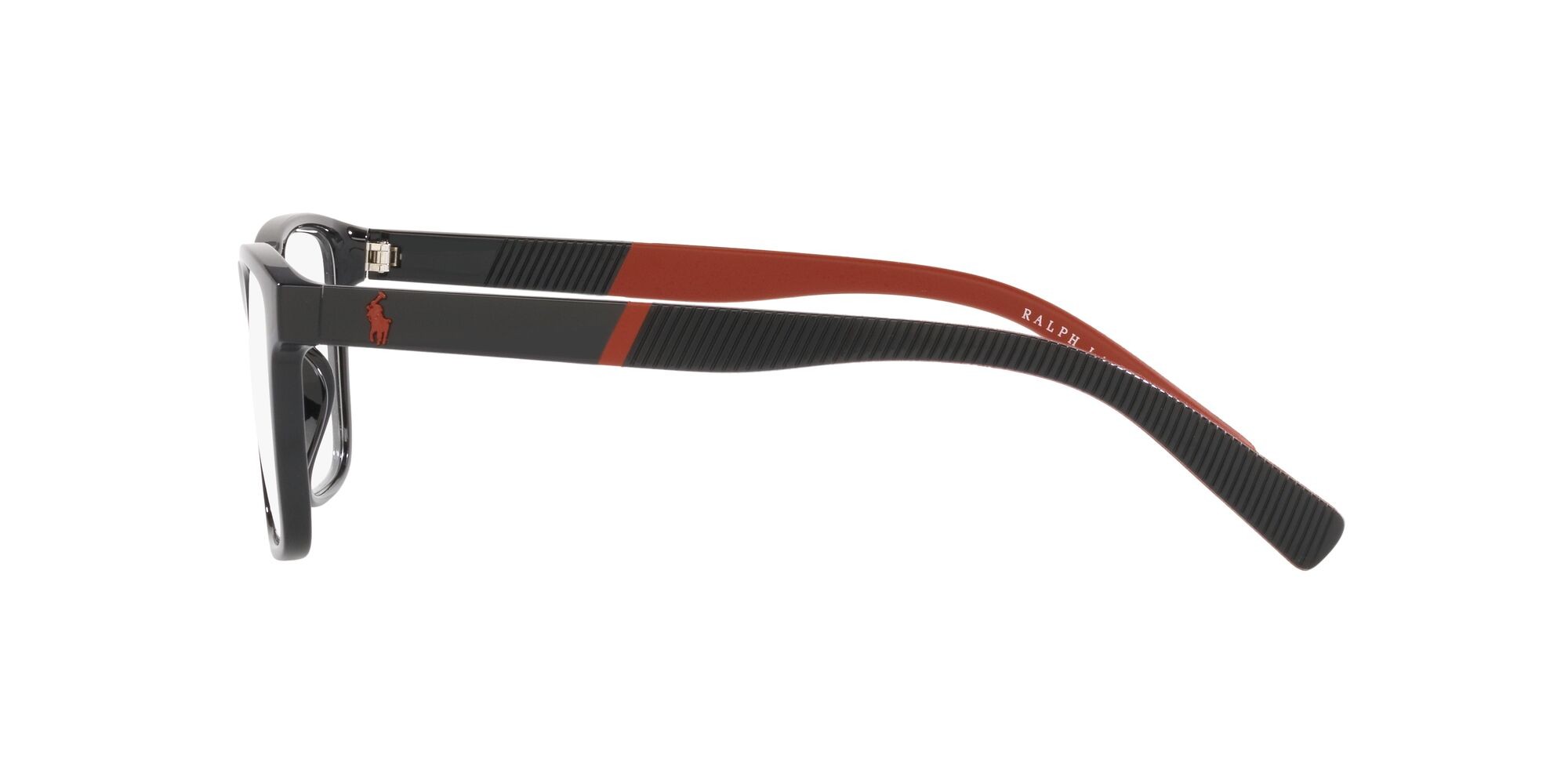 Eyeglasses Polo PH 2257U (5001) color nero lucido shape rectangle lenses lente demo