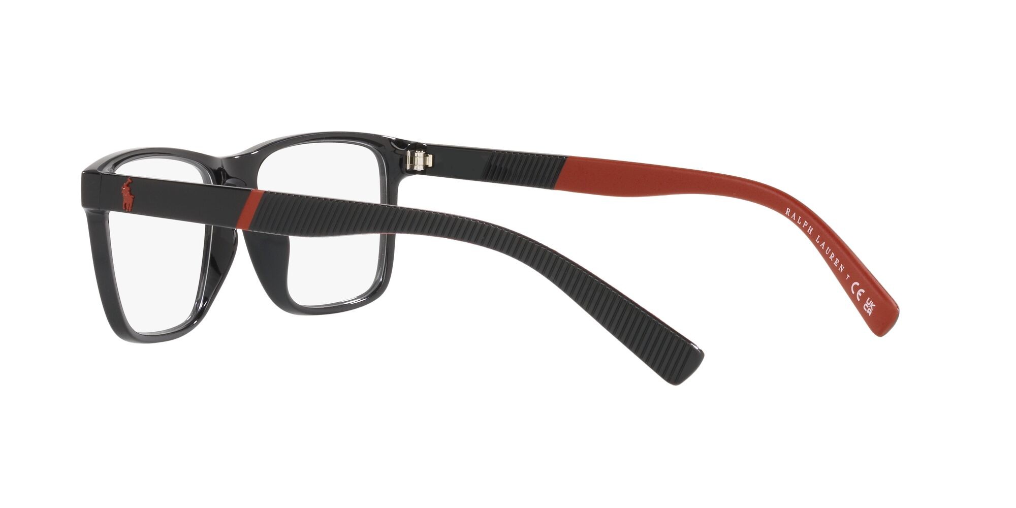 Eyeglasses Polo PH 2257U (5001) color nero lucido shape rectangle lenses lente demo