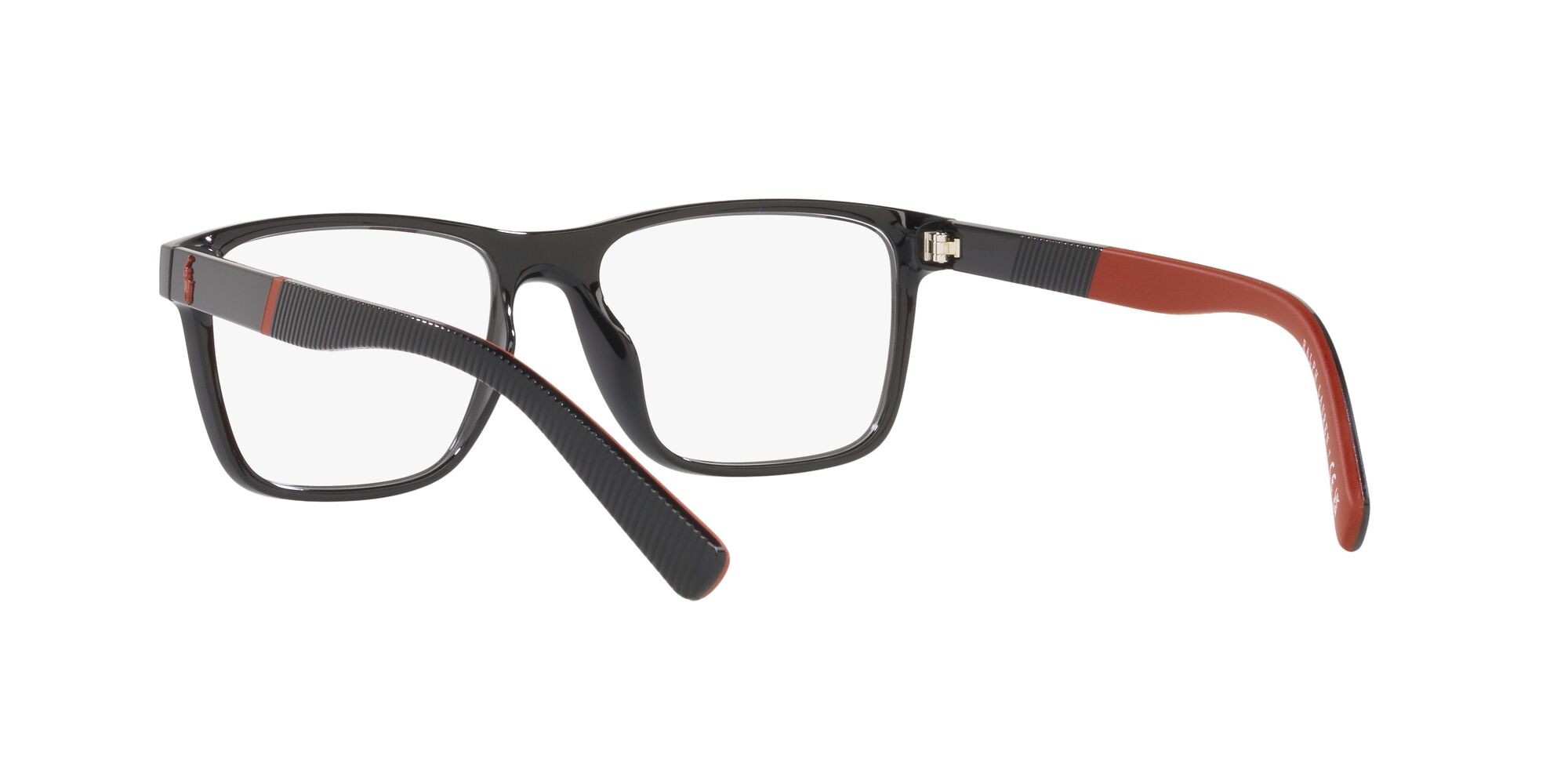 Eyeglasses Polo PH 2257U (5001) color nero lucido shape rectangle lenses lente demo