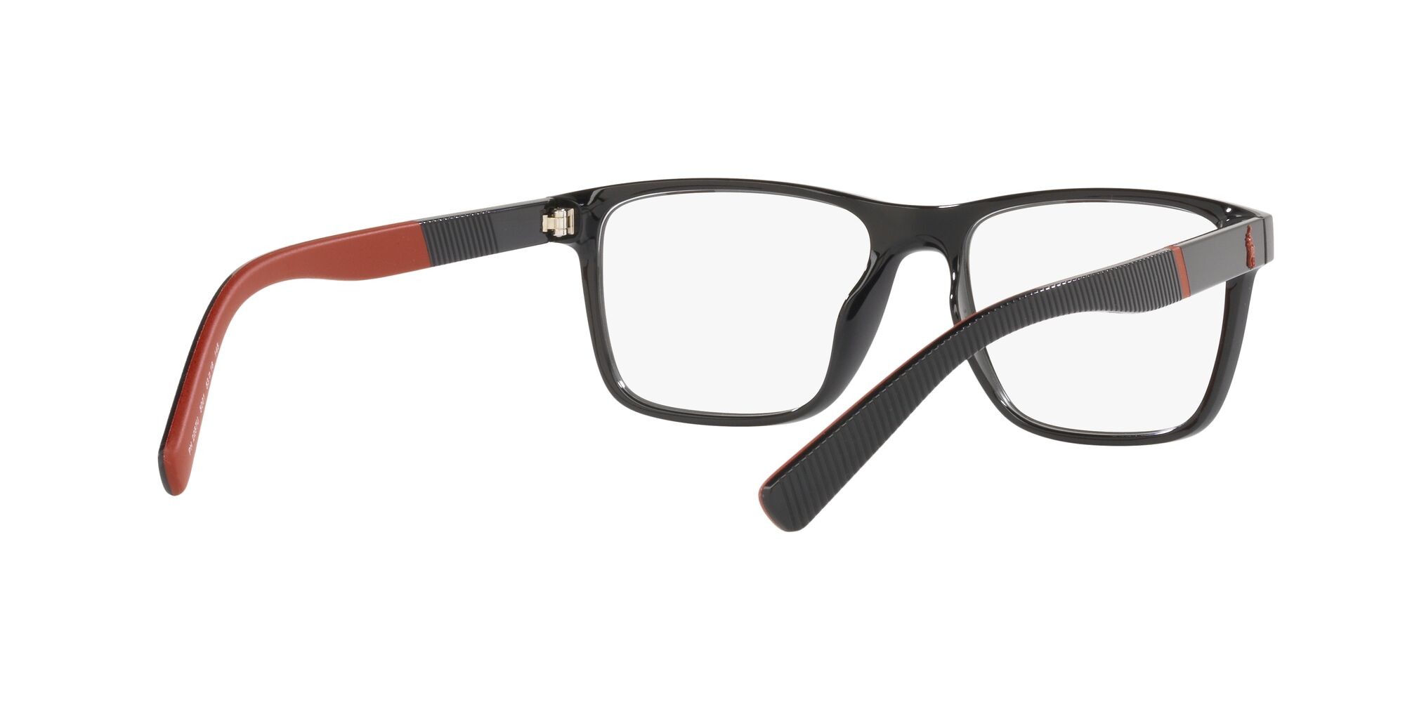 Eyeglasses Polo PH 2257U (5001) color nero lucido shape rectangle lenses lente demo