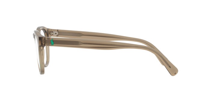 Occhiali da vista Polo PH 2258 (6085) colore marrone chiaro brillante trasparente forma pantos lenti lente demo