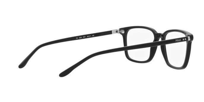 Occhiali da vista Polo PH 2259 (5001) colore nero lucido forma quadrato lenti lente demo