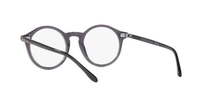 Occhiali da vista Polo PH 2260 (5965) colore grigio trasparente lucido forma rotondo lenti lente demo