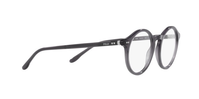 Occhiali da vista Polo PH 2260 (5965) colore grigio trasparente lucido forma rotondo lenti lente demo