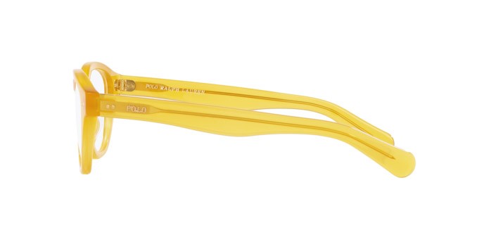 Eyeglasses Polo PH 2261U (5005) color miele opalino brillante shape square lenses lente demo