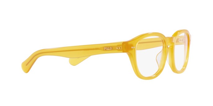 Eyeglasses Polo PH 2261U (5005) color miele opalino brillante shape square lenses lente demo
