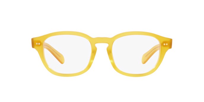 Eyeglasses Polo PH 2261U (5005) color miele opalino brillante shape square lenses lente demo