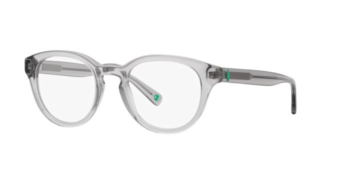 Occhiali da vista Polo PH 2262 (5965) colore grigio trasparente lucido forma pantos lenti lente demo