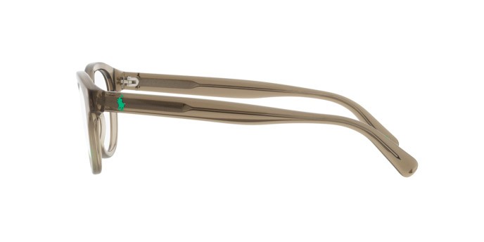 Occhiali da vista Polo PH 2262 (6085) colore marrone chiaro brillante trasparente forma pantos lenti lente demo
