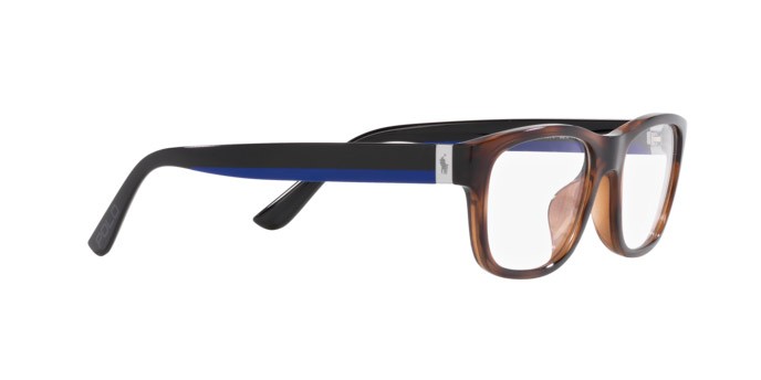 Occhiali da vista Polo PH 2263U (5974) colore shiny havana brown forma quadrato lenti lente demo