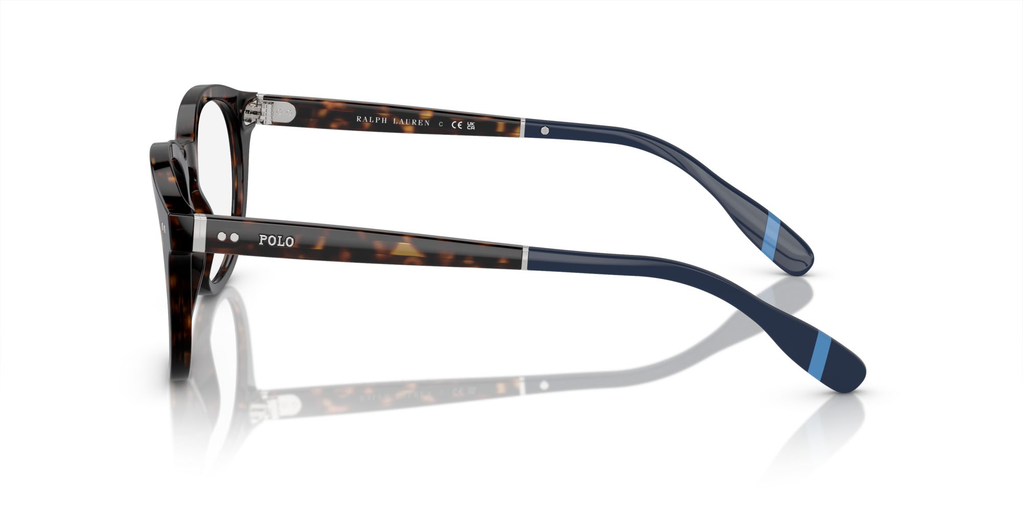 Brillen Polo PH 2267 (5003) farbe havana scuro lucido form quadratisch gläser lente demo