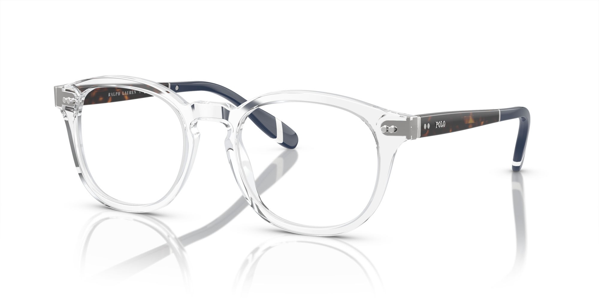 Eyeglasses Polo PH 2267 (5331) color crystal brillante shape square lenses lente demo