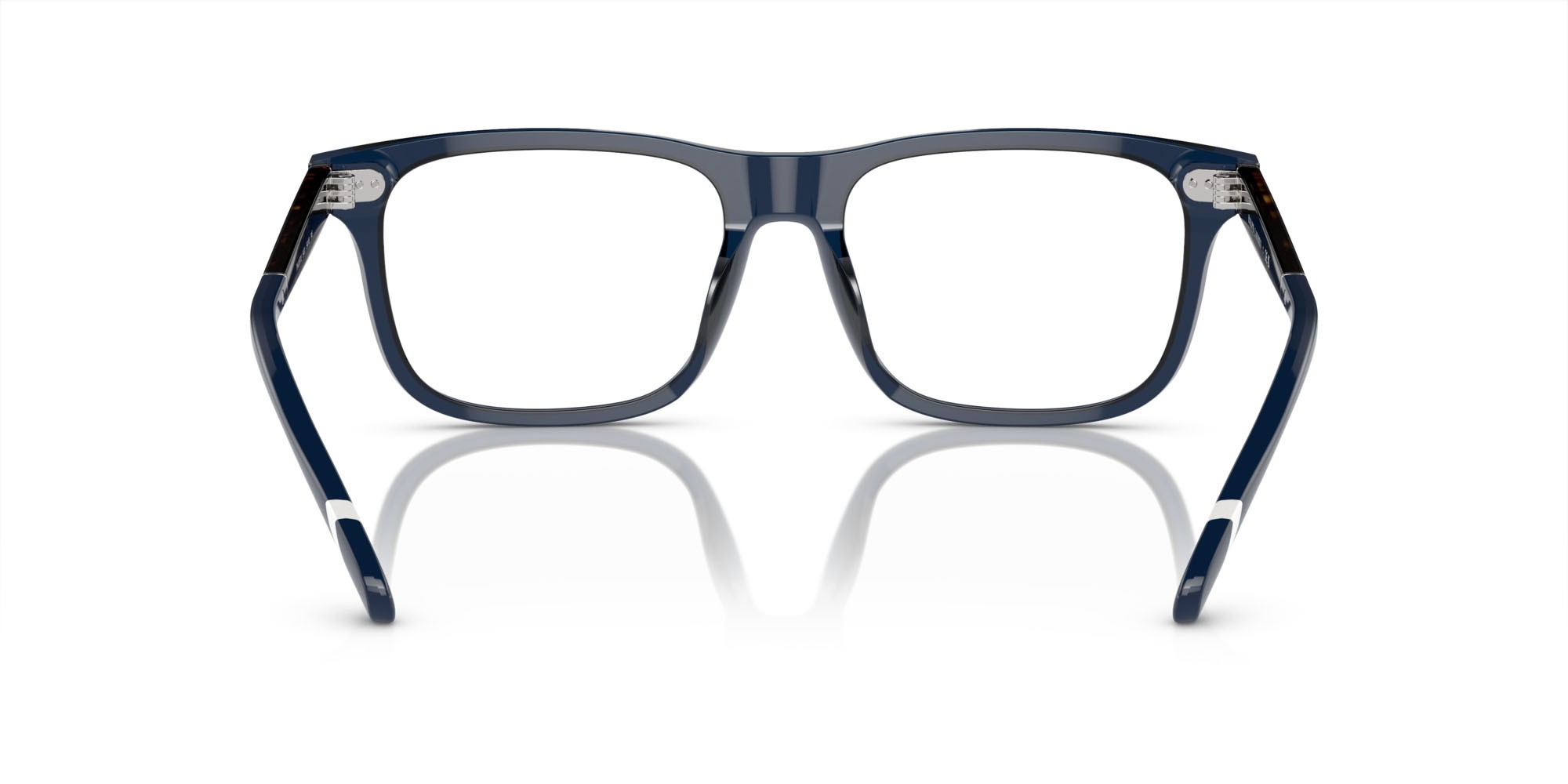 Eyeglasses Polo PH 2270U (5470) color blu trasparente lucido shape rectangle lenses lente demo