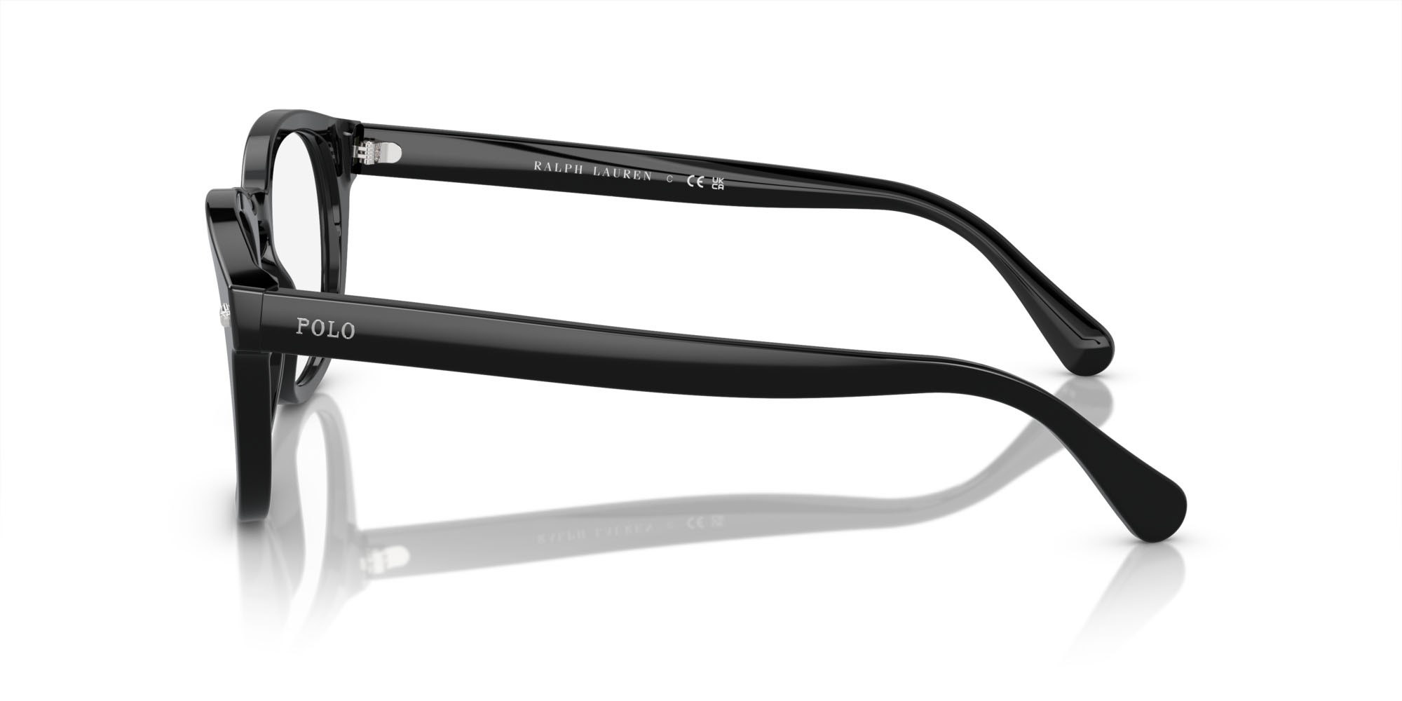 Eyeglasses Polo PH 2272 (5001) color nero lucido shape pantos lenses lente demo