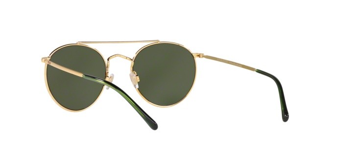 Occhiali da sole Polo PH 3114 (900471) colore gold forma pantos lenti dark green