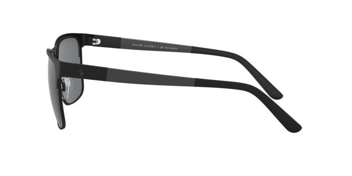 Sonnenbrillen Polo PH 3128 (939781) farbe matte black/black form quadratisch gläser dark polar grey