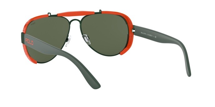 Sonnenbrillen Polo PH 3129 (940471) farbe matte gollege green form aviator gläser green