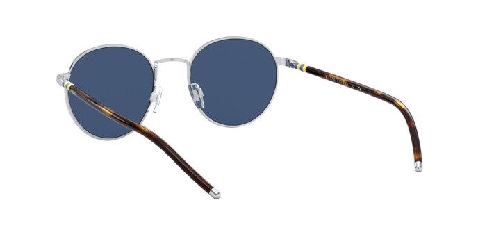 Sonnenbrillen Polo PH 3133 (900180) farbe silver form pantos gläser dark blue